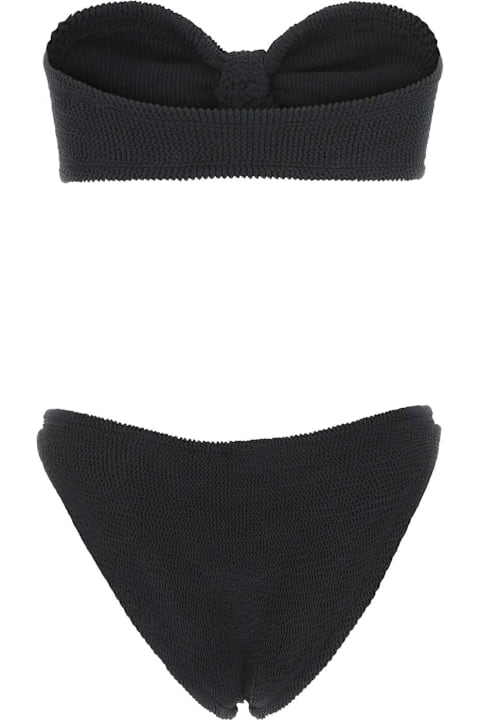 Homeware Hunza G Black Stretch Nylon Jean Bikini