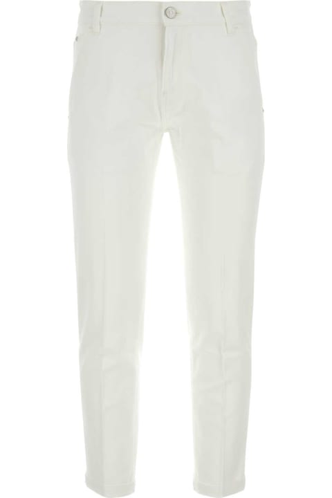 PT01 Clothing for Men PT01 White Stretch Denim Indie Jeans