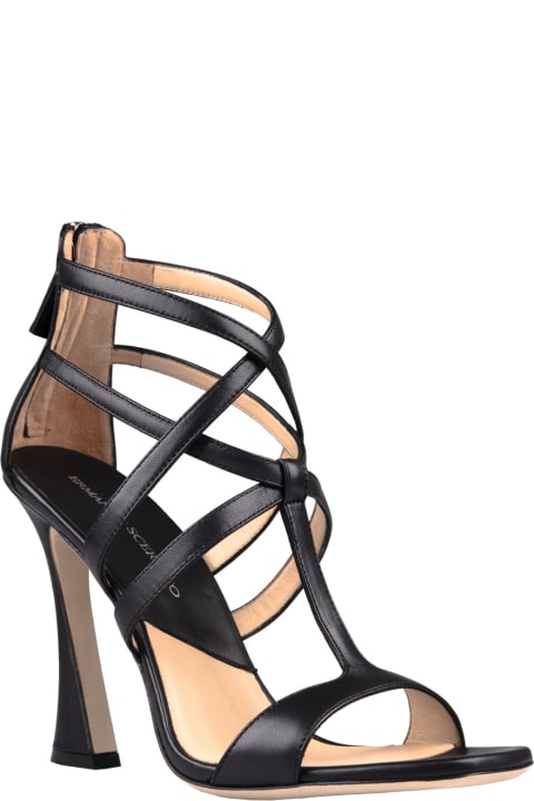 Fashion for Women Ermanno Scervino Black Woven Sandals