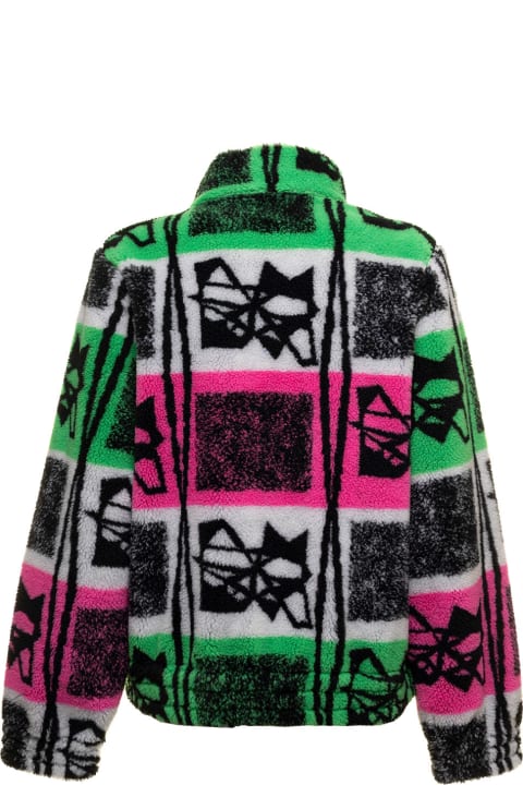 Storm Fleece Multicolor Printed Jacket Woman Chopova Lowena