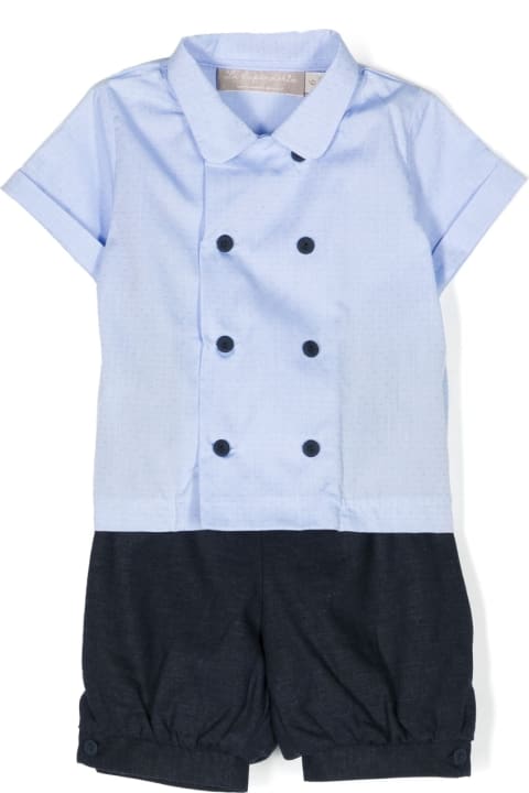 La stupenderia Bodysuits & Sets for Baby Boys La stupenderia Cotton-linen Suit