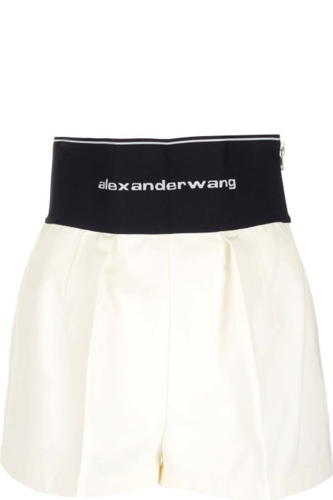 Pants & Shorts for Women Alexander Wang High Waist Cotton Shorts