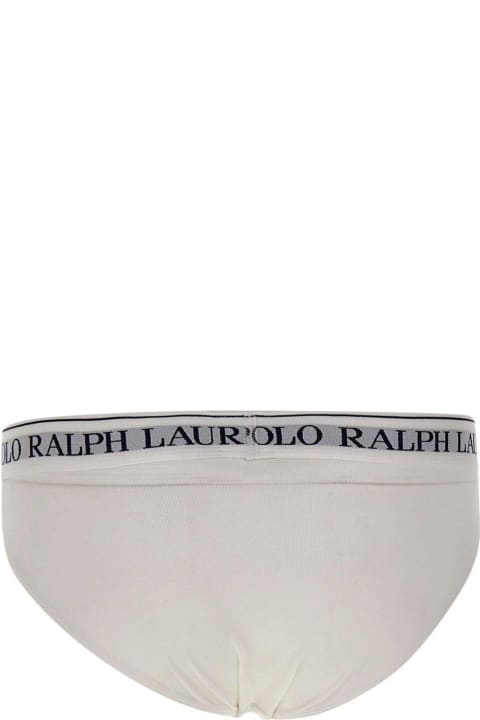 Underwear for Men Polo Ralph Lauren Logo Band Three-pack Briefs Polo Ralph Lauren
