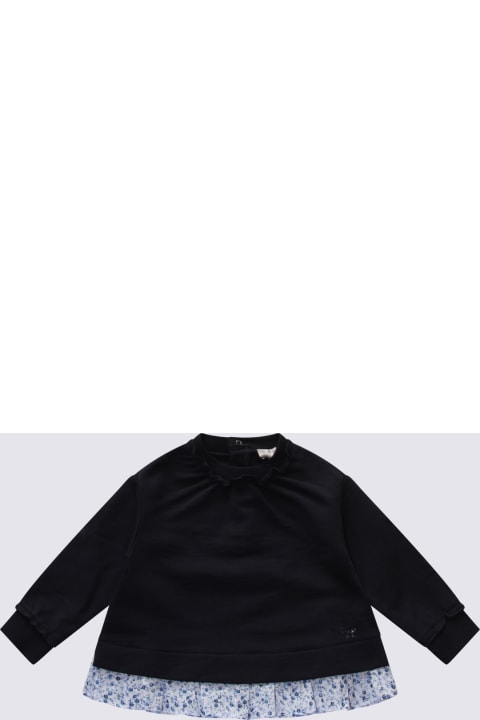 Il Gufo Sweaters & Sweatshirts for Women Il Gufo Black Cotton Sweatshirt
