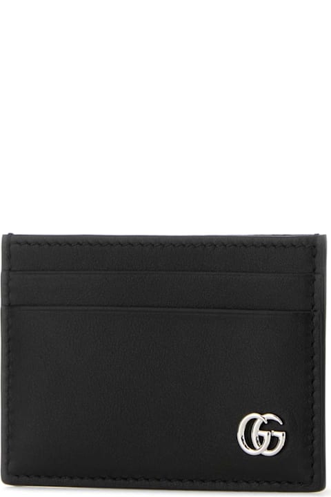 Gucci Black Leather Card Holder