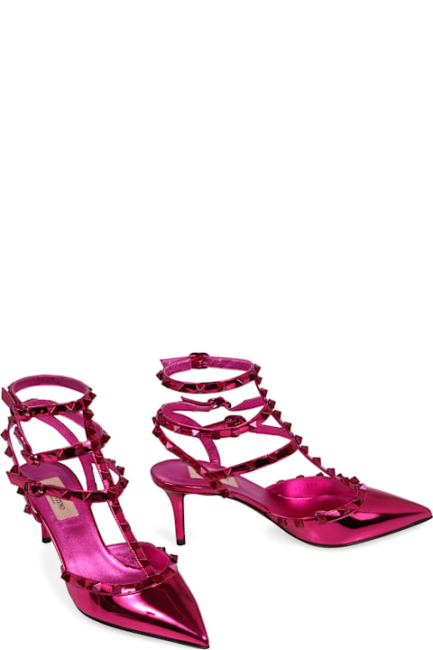 Shoes for Women Valentino Garavani Rockstud Patent Leather Slingback