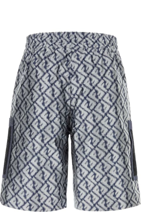 Fendi for Men Fendi Embroidered Bermuda Shorts