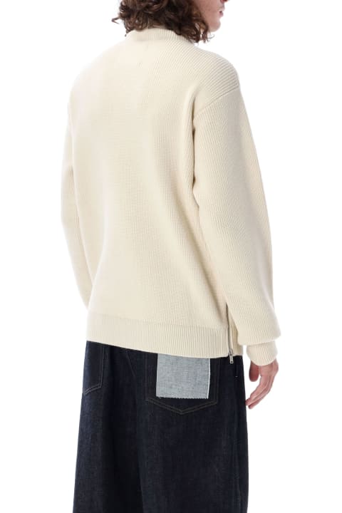 Jil Sander Sweaters for Men Jil Sander High Neck Sweater Zip Side