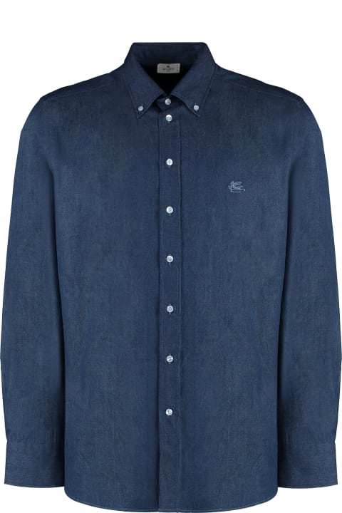 Etro Shirts for Men Etro Button-down Collar Cotton Shirt