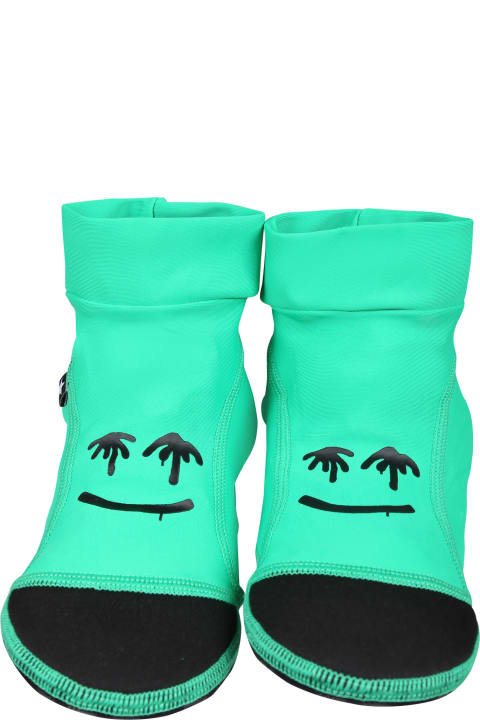 Molo for Kids Molo Green Socks For Kids With Smiley