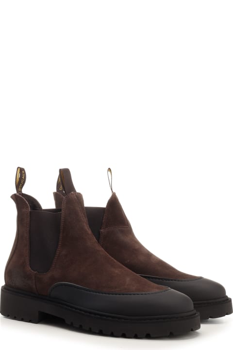 Boots for Men Doucal's Ankle Boot With Rubber Toe Cap
