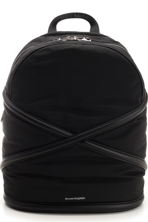 Black 'harness' Backpack