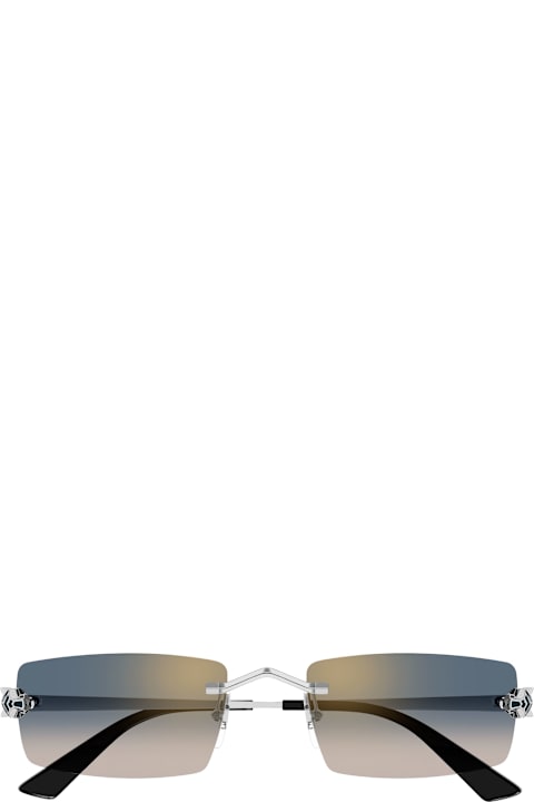 Homeware Cartier Eyewear Panthère De Cartier Ct0598s-002 - Silver Sunglasses