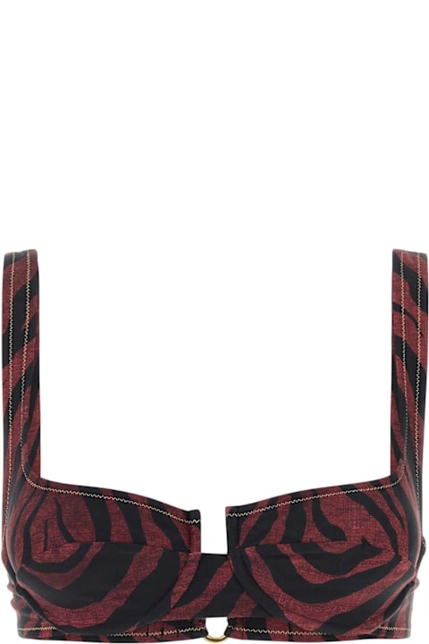 Homeware Reina Olga Printed Stretch Nylon Brigitte Bikini Top