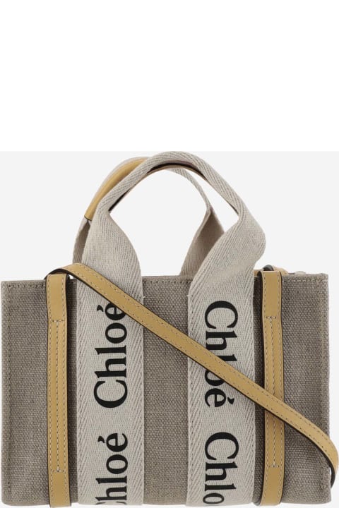 Chloé Shoulder Bags for Women Chloé Mini Woody Tote Bag