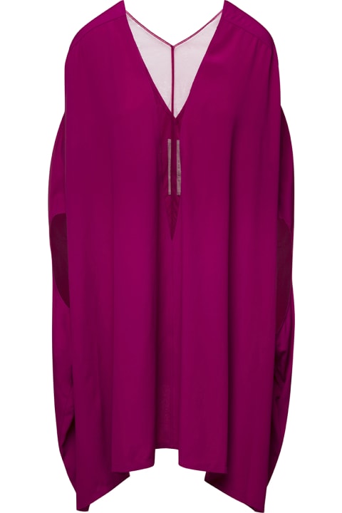 Homeware Rick Owens Tulle V-neck Babel Kaftan Tunic