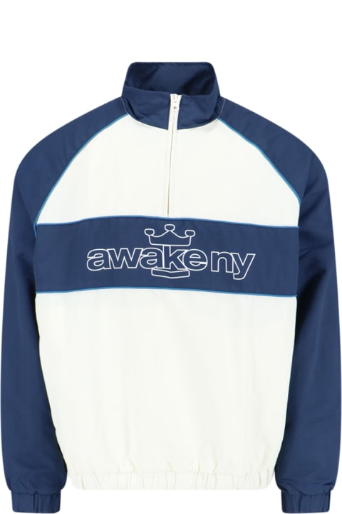 Awake NY Fleeces & Tracksuits for Men Awake NY 'crown' Logo Jacket