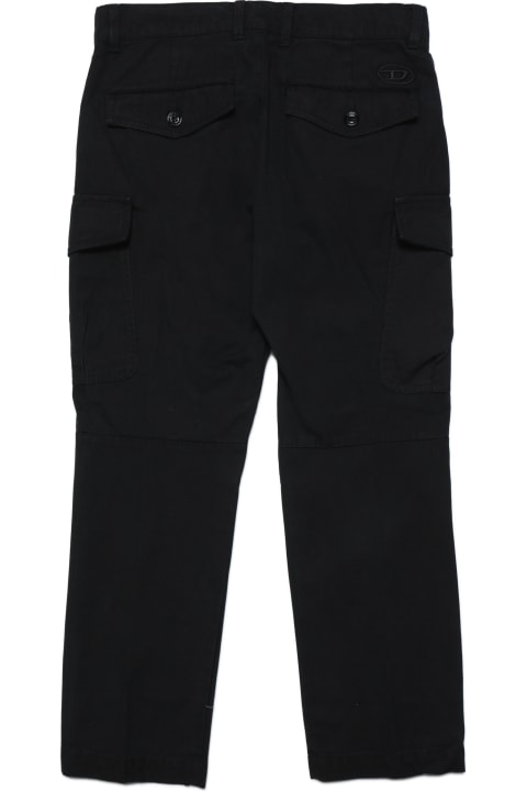 Homeware Diesel Pjoffe Trousers Gabardine Cargo Pants With Pockets