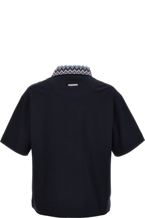 Missoni for Men Missoni Zigzag Collar Polo Shirt