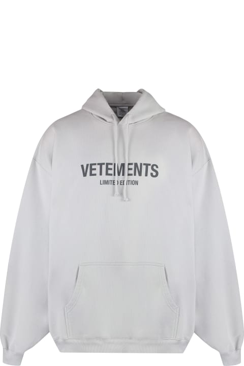 Fleeces & Tracksuits for Men VETEMENTS Logo Print Hoodie