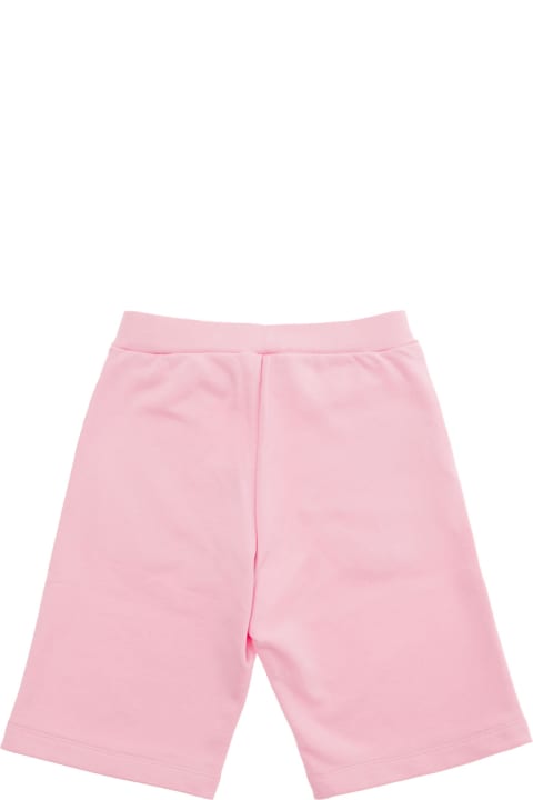 Marni Bottoms for Boys Marni Pink Shorts With Logo Lettering Print In Cotton Boy
