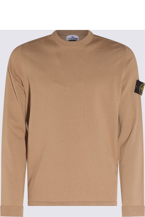 Sweaters for Men Stone Island Biscuit Cotton Knitwear