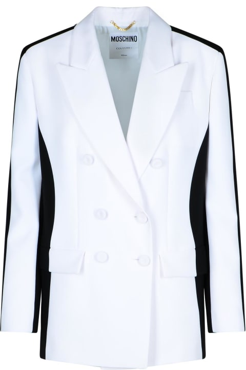 Moschino for Kids Moschino Black Polyester Blend Blazer