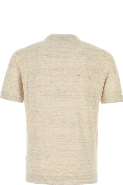 Homeware Brunello Cucinelli Melange Sand Linen Blend Sweater