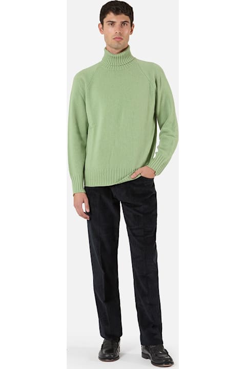 doppiaa Pants for Men doppiaa Aacero Cotton Corduroy Trousers