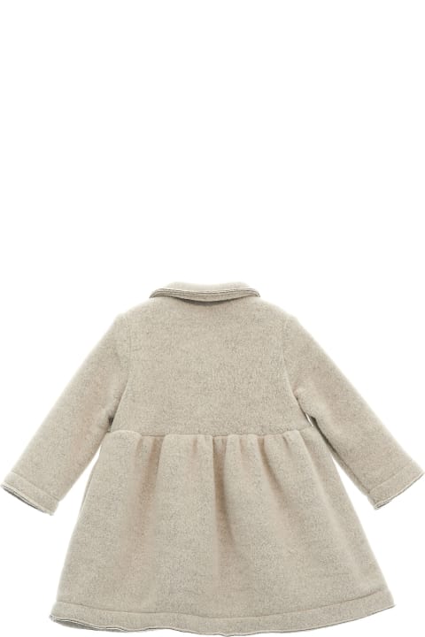 Il Gufo Coats & Jackets for Baby Girls Il Gufo Flounced Coat