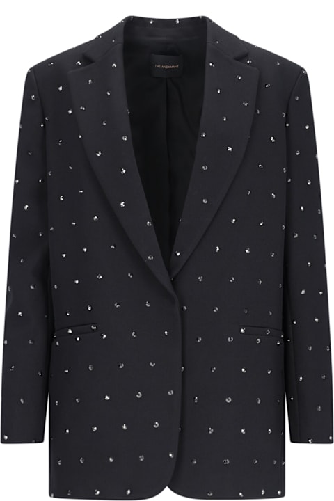 The Andamane Coats & Jackets for Women The Andamane Blazer With Rhinestones