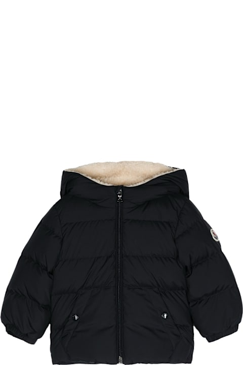 Moncler لـ Kids Moncler Blue Amir Down Jacket