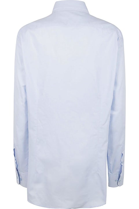Etro for Men Etro Pegaso Embroidered Long-sleeved Shirt