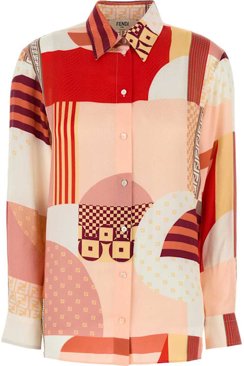 Fendi Clothing for Women Fendi Printed Silk Shirt