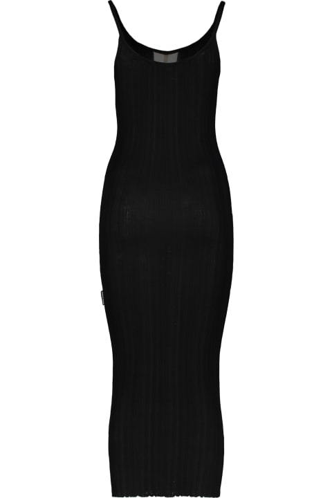 Palm Angels Dresses for Women Palm Angels Ribbed Knit Dress