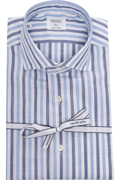 メンズ Mazzarelliのシャツ Mazzarelli Striped Shirt