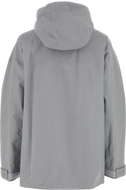 Clothing for Women Prada Grey Gore-texâ® Oversize K-way