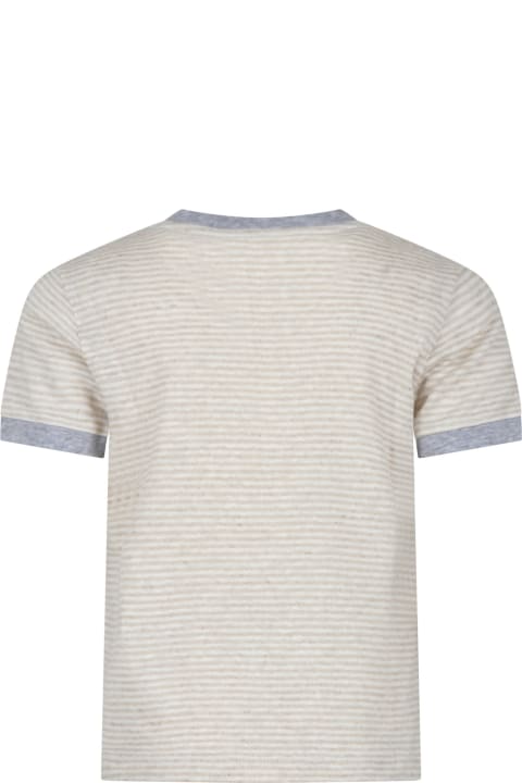 Eleventy T-Shirts & Polo Shirts for Boys Eleventy Gray T-shirt For Boy