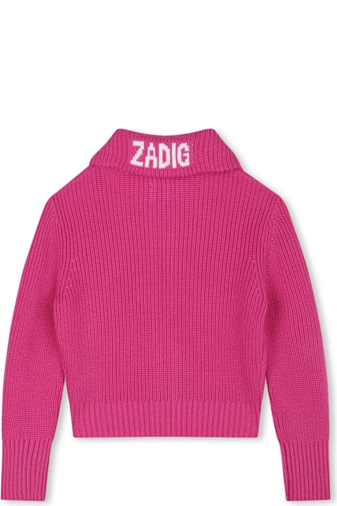 Zadig & Voltaire for Kids Zadig & Voltaire Cardigan Con Logo