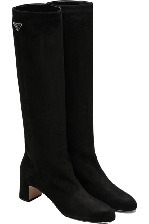 Boots for Women Prada Suede Boots
