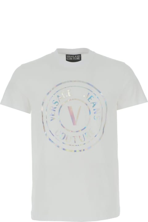 Versace Jeans Couture for Men Versace Jeans Couture Versace Jeans Couture T-shirts And Polos White