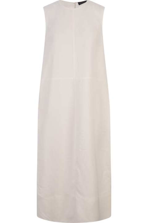 Fabiana Filippi Dresses for Women Fabiana Filippi White Linen And Viscose Dress
