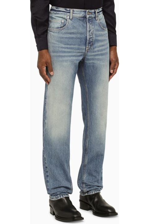 Saint Laurent Sale for Men Saint Laurent Medium Blue Regular Denim Jeans