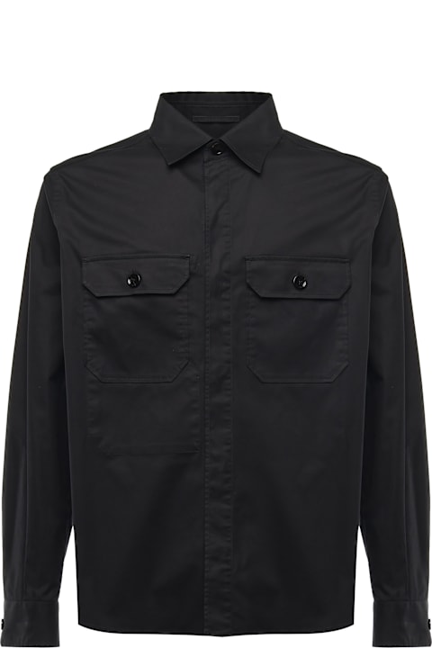 Shirts for Men Zegna Cotton Blend Shirt