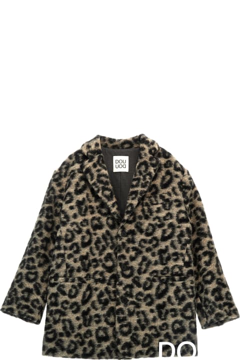 Douuod Coats & Jackets for Girls Douuod Animalier Coat