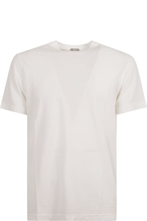 Zanone Topwear for Men Zanone Round Neck Plain T-shirt
