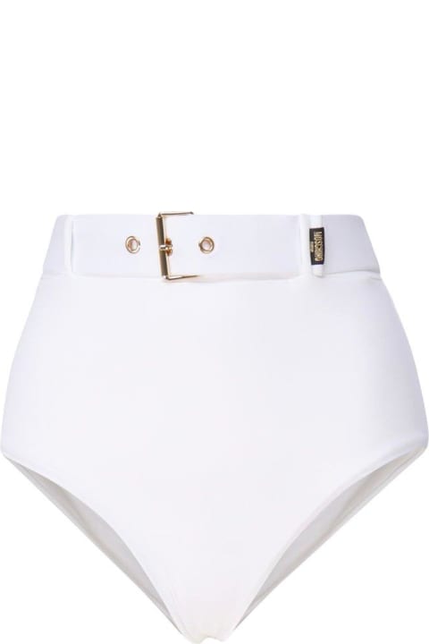 Moschino Fleeces & Tracksuits for Women Moschino High-waist Belted Stretched Bikini Bottoms