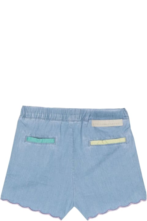 Bottoms for Baby Girls Stella McCartney Kids Shorts With Scalloped Edge
