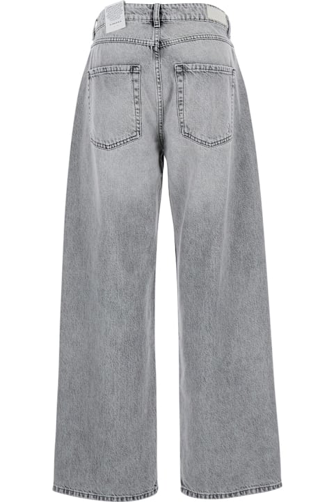 Homeware Icon Denim 
bea
 Grey Jeans With Belt Loops And Logo Patch On The Rear In Denim Woman