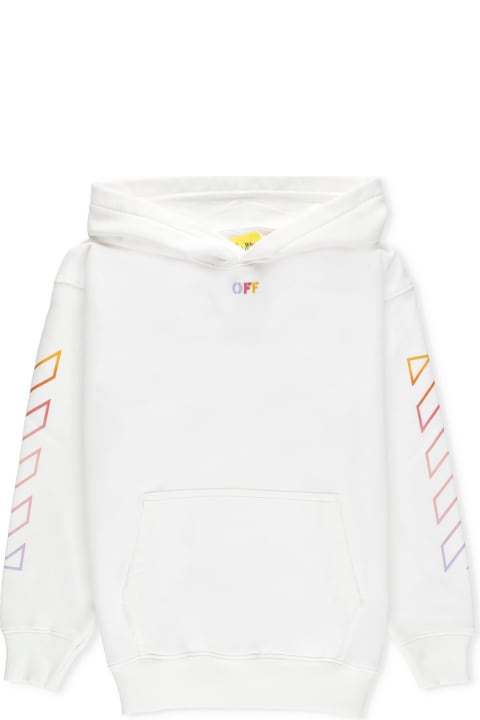 ガールズ ニットウェア＆スウェットシャツ Off-White Hoodie With Print